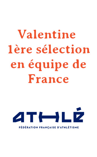 Valentine 1ère selection en équipe de France
